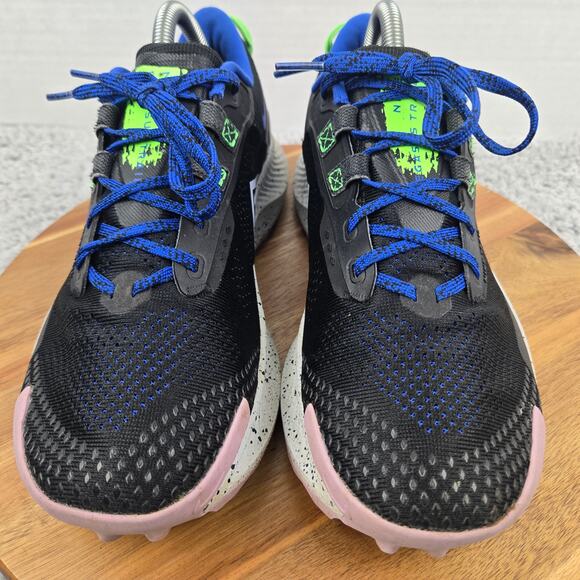 Nike Womens 9.5 Pegasus Trail 3 Black Light Marine Trail Running Shoe DA8698-002 - Picture 6 of 12